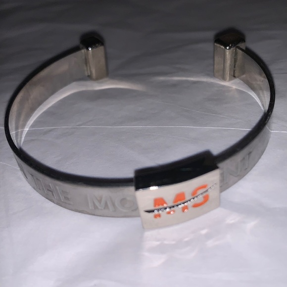 Join The Movement MS. Silver Tone Bracelet with Charm - Picture 1 of 3